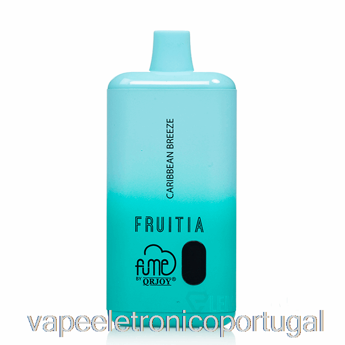 Vape Eletrônico Fruitia X Fume 8000 Descartável Caribe Brisa